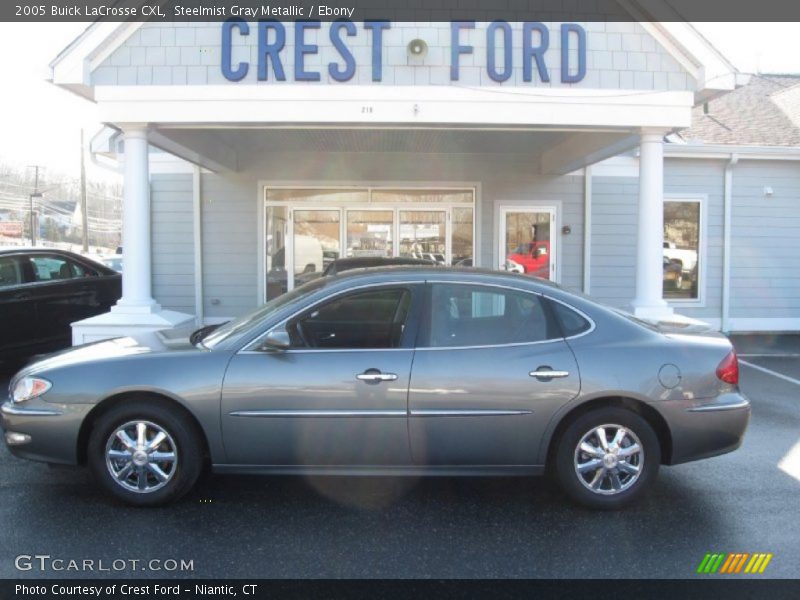Steelmist Gray Metallic / Ebony 2005 Buick LaCrosse CXL