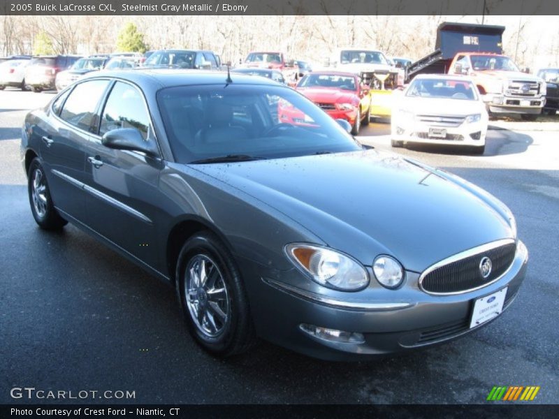 Steelmist Gray Metallic / Ebony 2005 Buick LaCrosse CXL