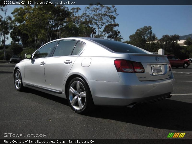 Mercury Silver Metallic / Black 2006 Lexus GS 430