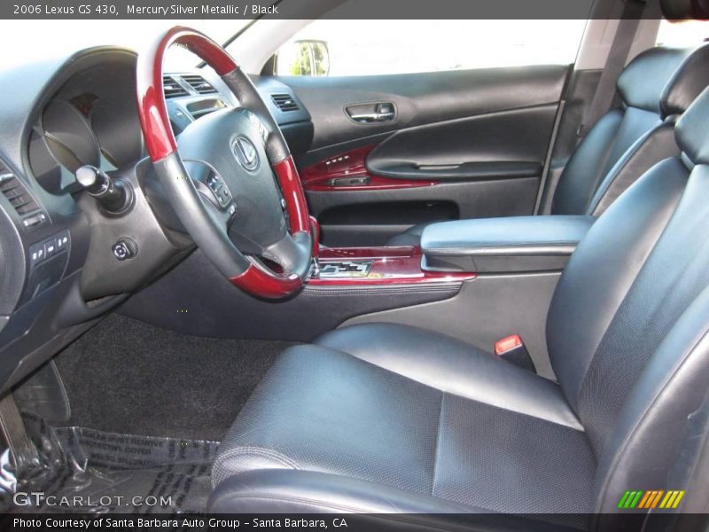 Mercury Silver Metallic / Black 2006 Lexus GS 430