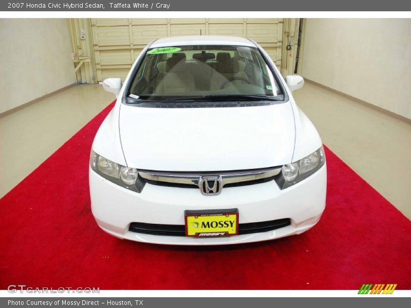 Taffeta White / Gray 2007 Honda Civic Hybrid Sedan