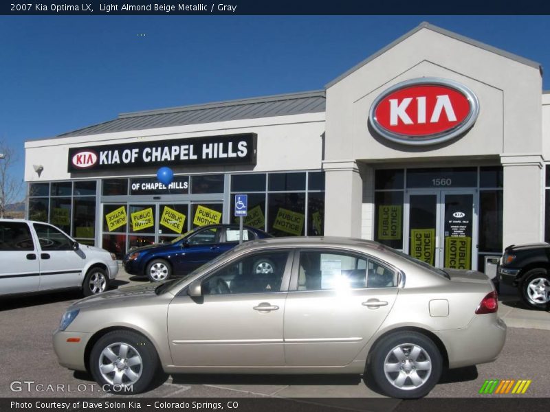 Light Almond Beige Metallic / Gray 2007 Kia Optima LX