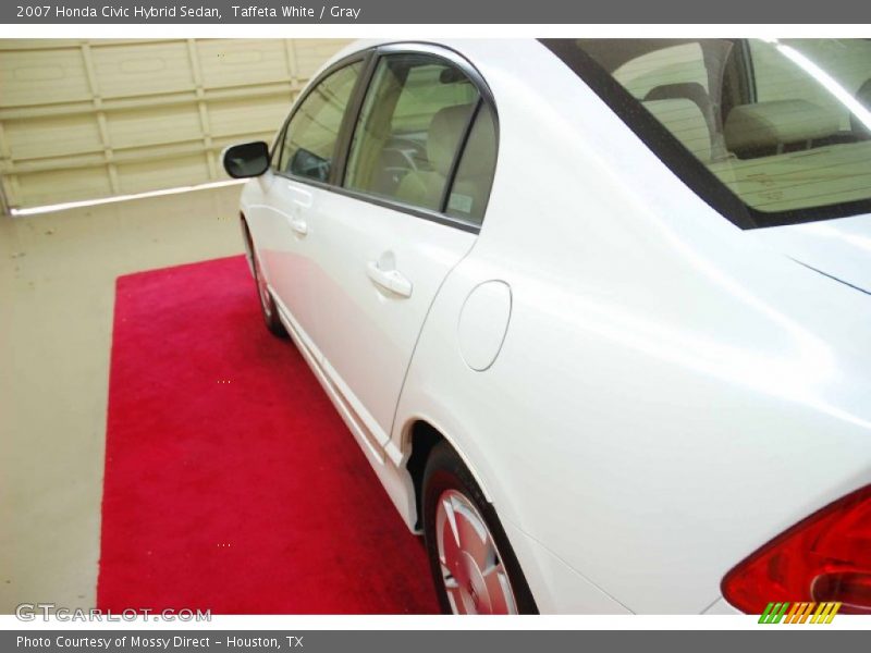 Taffeta White / Gray 2007 Honda Civic Hybrid Sedan