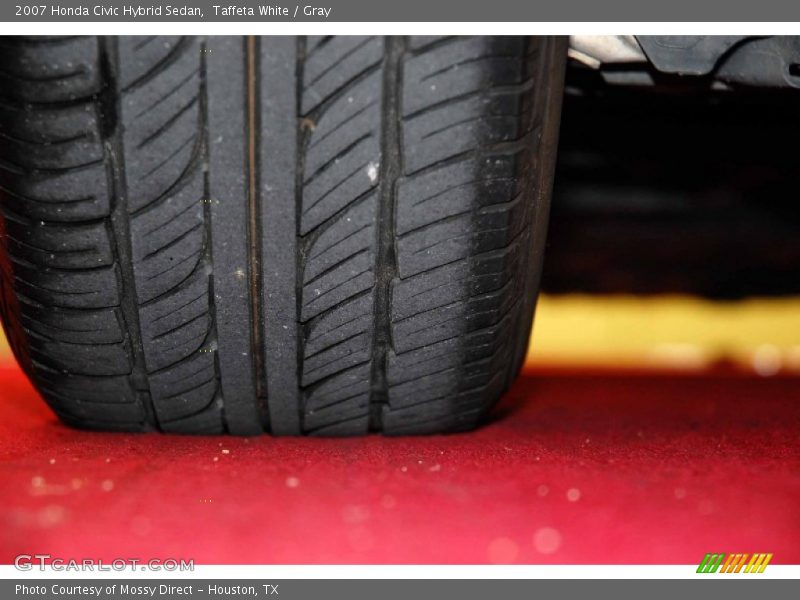 Taffeta White / Gray 2007 Honda Civic Hybrid Sedan