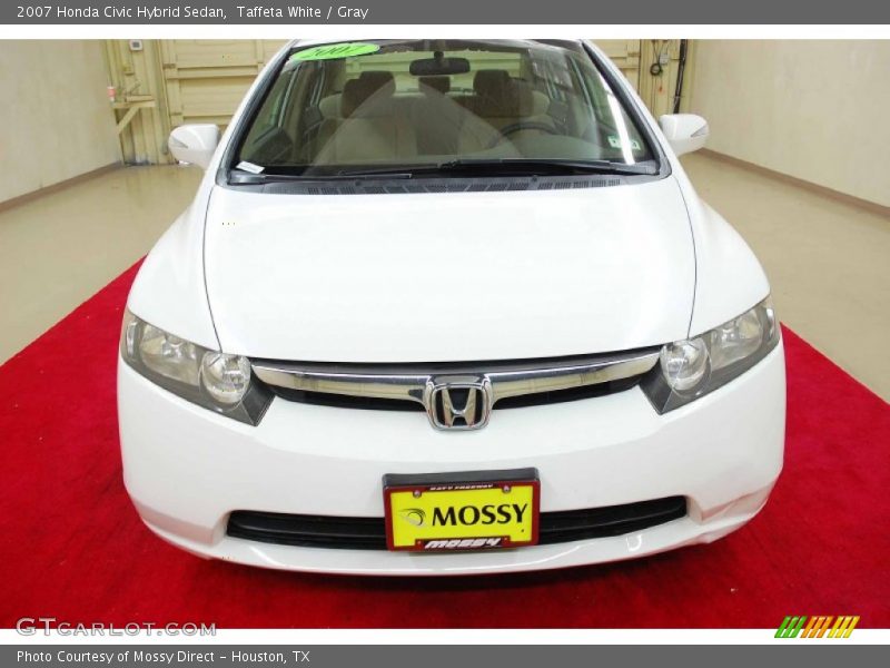 Taffeta White / Gray 2007 Honda Civic Hybrid Sedan