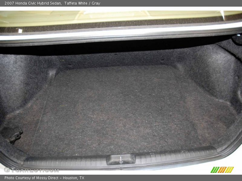 Taffeta White / Gray 2007 Honda Civic Hybrid Sedan