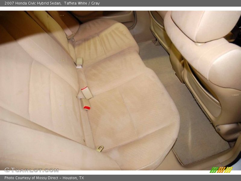 Taffeta White / Gray 2007 Honda Civic Hybrid Sedan