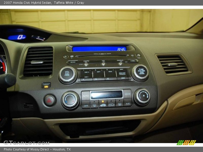 Taffeta White / Gray 2007 Honda Civic Hybrid Sedan