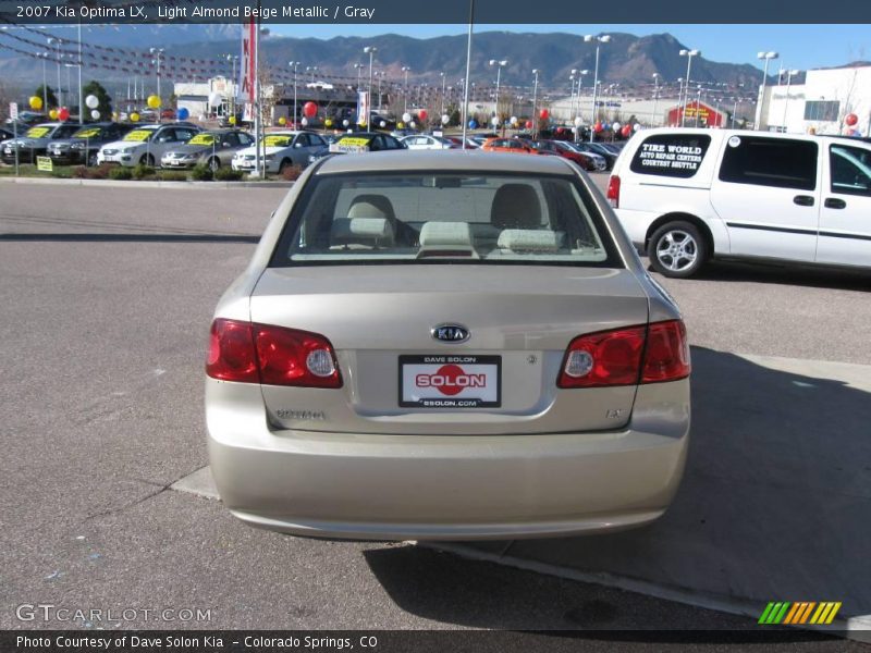 Light Almond Beige Metallic / Gray 2007 Kia Optima LX