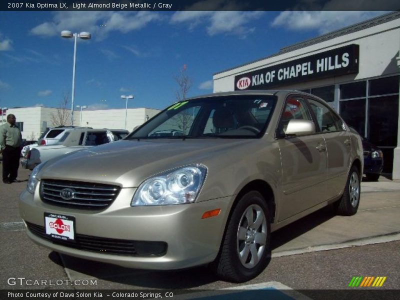 Light Almond Beige Metallic / Gray 2007 Kia Optima LX