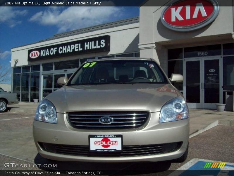 Light Almond Beige Metallic / Gray 2007 Kia Optima LX