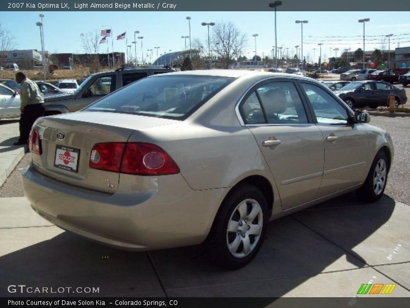 Light Almond Beige Metallic / Gray 2007 Kia Optima LX