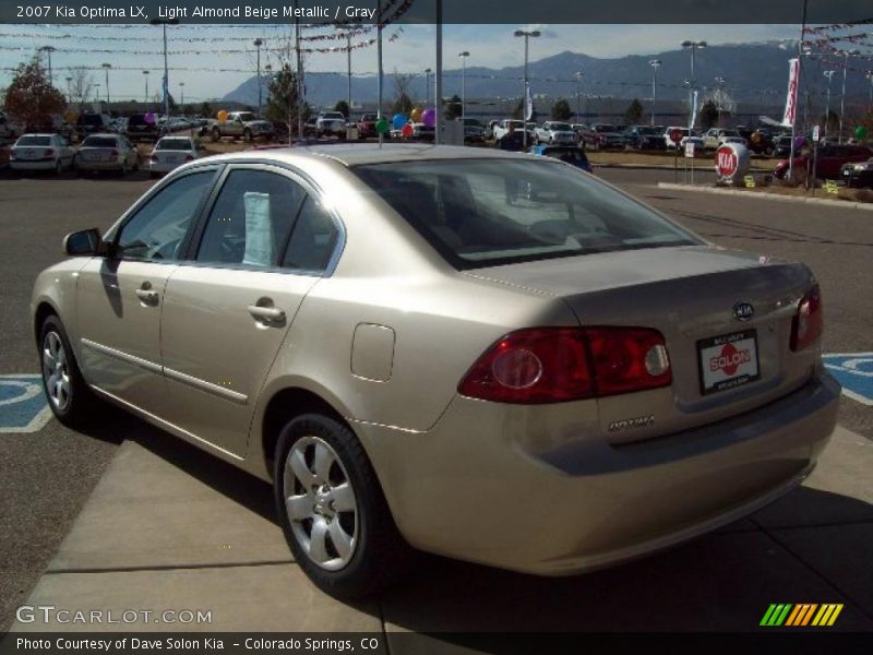 Light Almond Beige Metallic / Gray 2007 Kia Optima LX