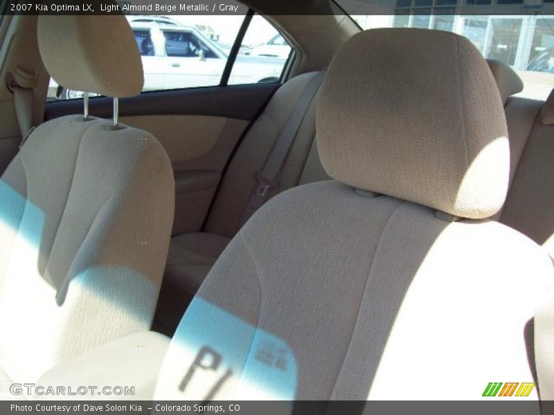 Light Almond Beige Metallic / Gray 2007 Kia Optima LX