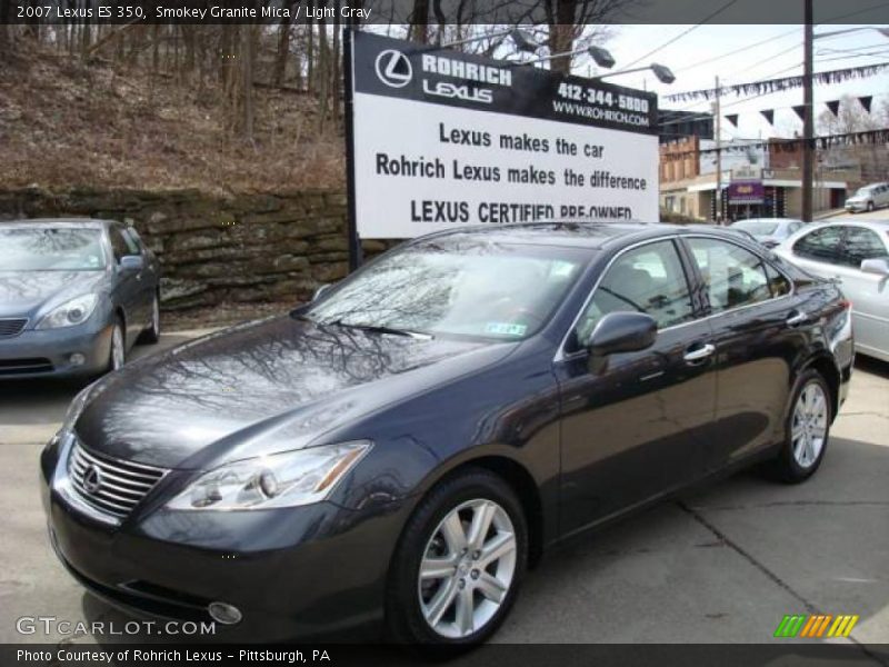 Smokey Granite Mica / Light Gray 2007 Lexus ES 350