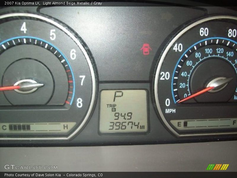 Light Almond Beige Metallic / Gray 2007 Kia Optima LX