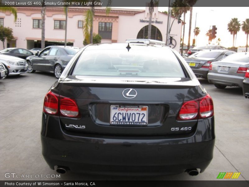 Smoky Granite Mica / Light Gray 2008 Lexus GS 460