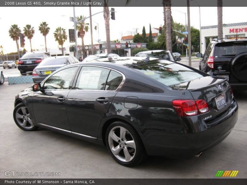Smoky Granite Mica / Light Gray 2008 Lexus GS 460