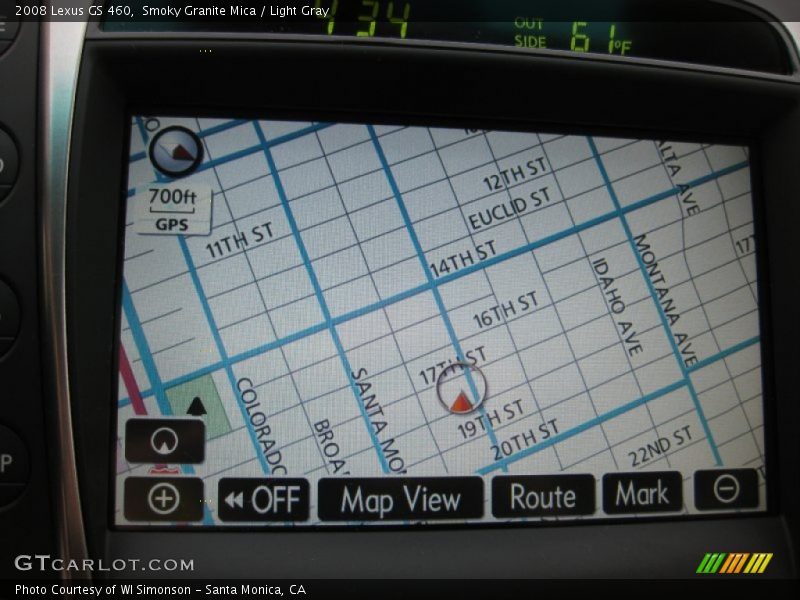 Smoky Granite Mica / Light Gray 2008 Lexus GS 460
