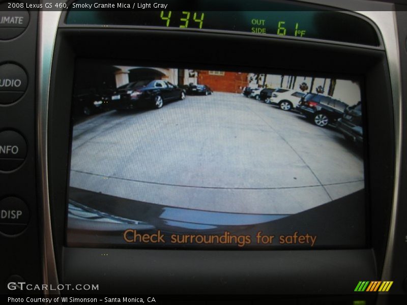 Smoky Granite Mica / Light Gray 2008 Lexus GS 460