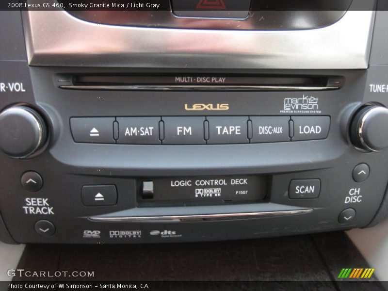 Smoky Granite Mica / Light Gray 2008 Lexus GS 460
