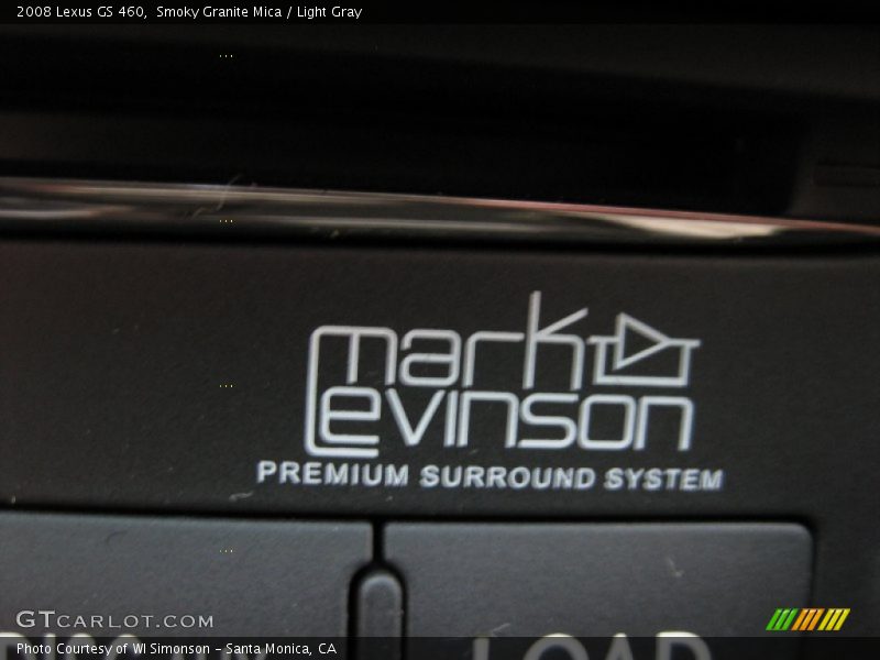 Smoky Granite Mica / Light Gray 2008 Lexus GS 460