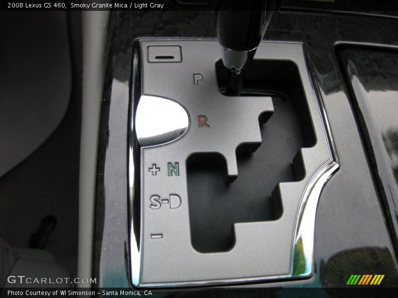 Smoky Granite Mica / Light Gray 2008 Lexus GS 460