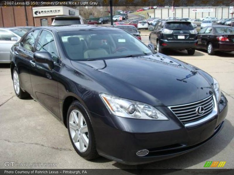 Smokey Granite Mica / Light Gray 2007 Lexus ES 350