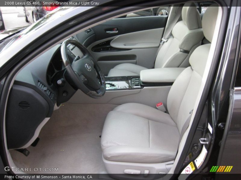 Smoky Granite Mica / Light Gray 2008 Lexus GS 460