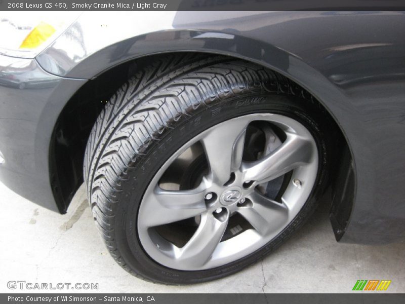 Smoky Granite Mica / Light Gray 2008 Lexus GS 460