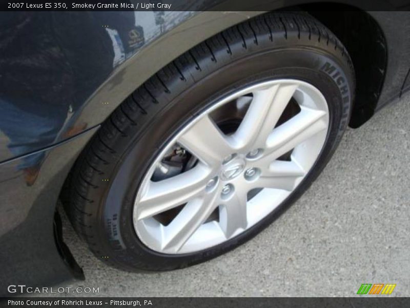 Smokey Granite Mica / Light Gray 2007 Lexus ES 350