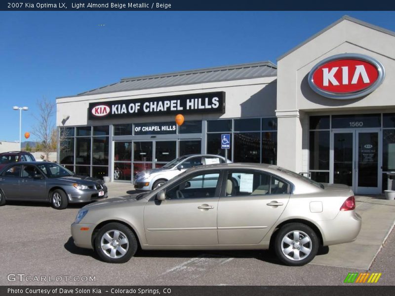 Light Almond Beige Metallic / Beige 2007 Kia Optima LX