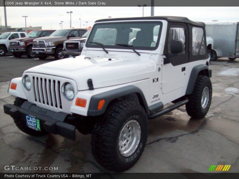 Stone White / Dark Slate Gray 2006 Jeep Wrangler X 4x4
