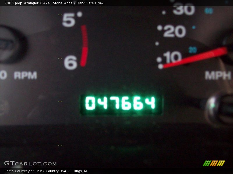 Stone White / Dark Slate Gray 2006 Jeep Wrangler X 4x4