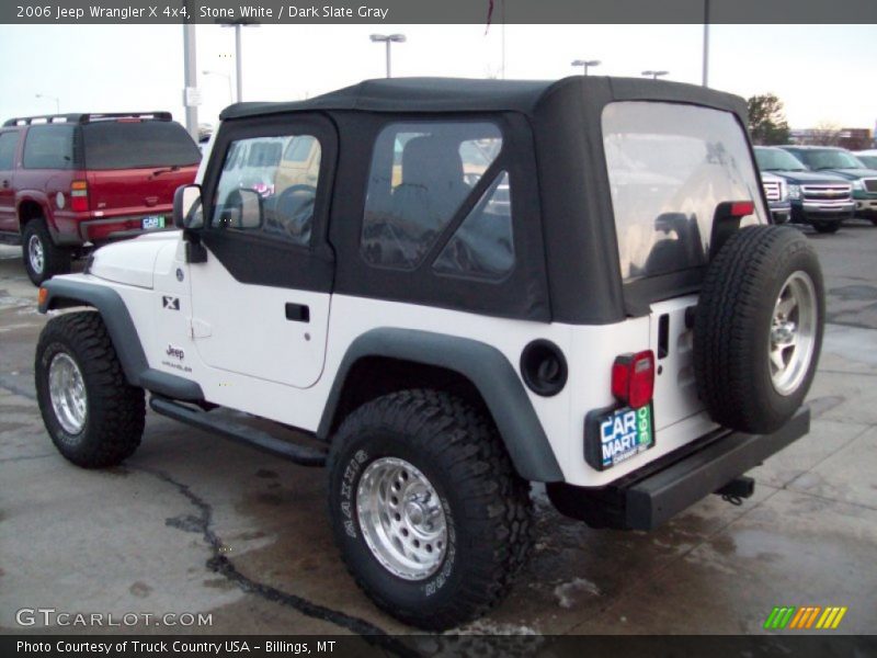 Stone White / Dark Slate Gray 2006 Jeep Wrangler X 4x4