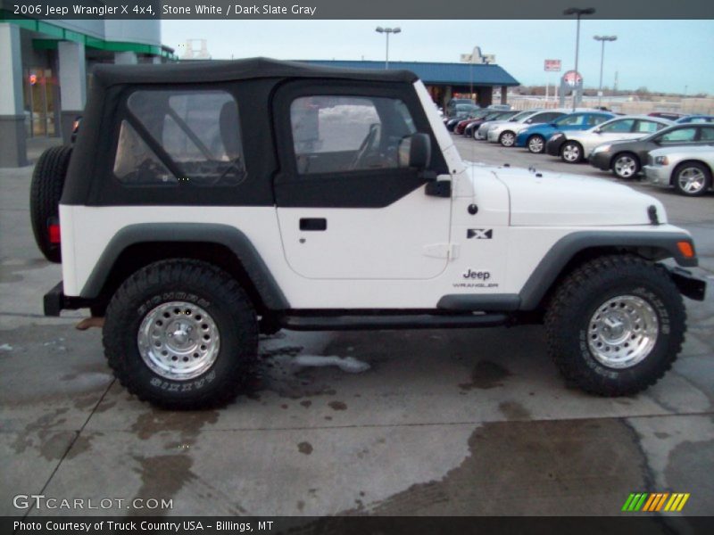 Stone White / Dark Slate Gray 2006 Jeep Wrangler X 4x4