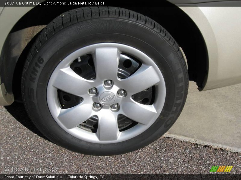 Light Almond Beige Metallic / Beige 2007 Kia Optima LX