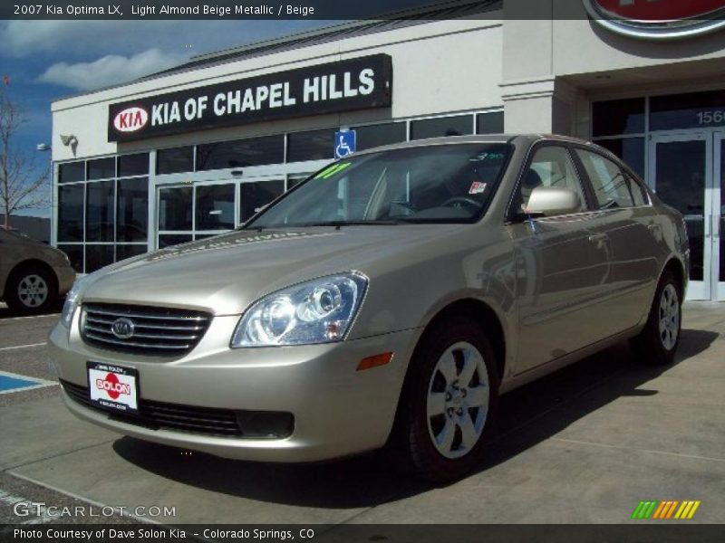 Light Almond Beige Metallic / Beige 2007 Kia Optima LX