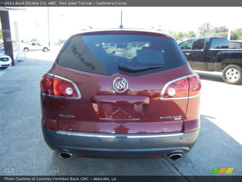 Red Jewel Tintcoat / Cashmere/Cocoa 2011 Buick Enclave CXL AWD