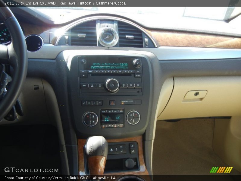Red Jewel Tintcoat / Cashmere/Cocoa 2011 Buick Enclave CXL AWD