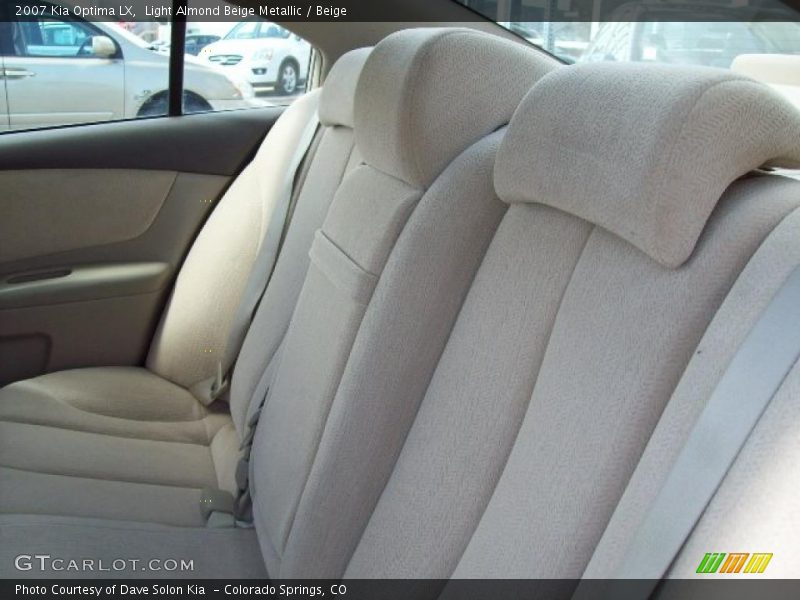 Light Almond Beige Metallic / Beige 2007 Kia Optima LX