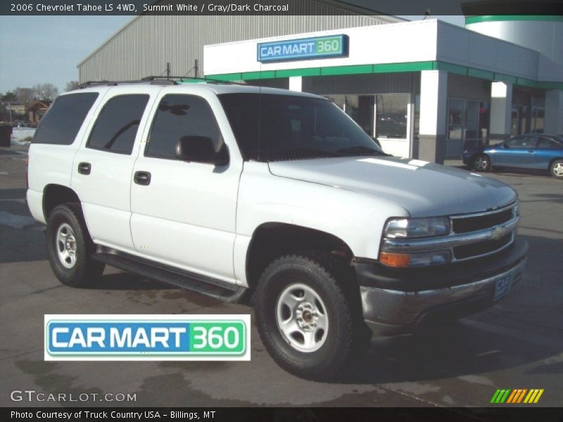 Summit White / Gray/Dark Charcoal 2006 Chevrolet Tahoe LS 4WD