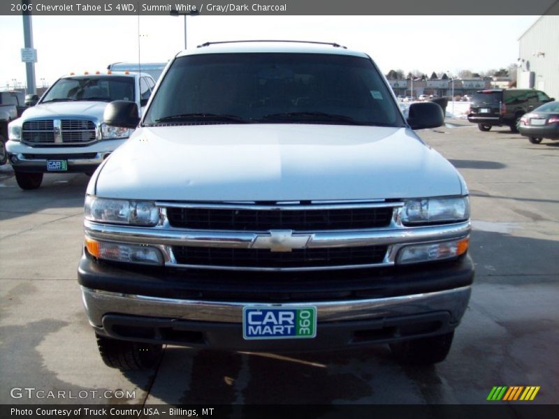 Summit White / Gray/Dark Charcoal 2006 Chevrolet Tahoe LS 4WD