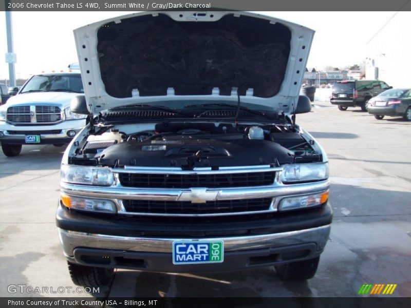 Summit White / Gray/Dark Charcoal 2006 Chevrolet Tahoe LS 4WD