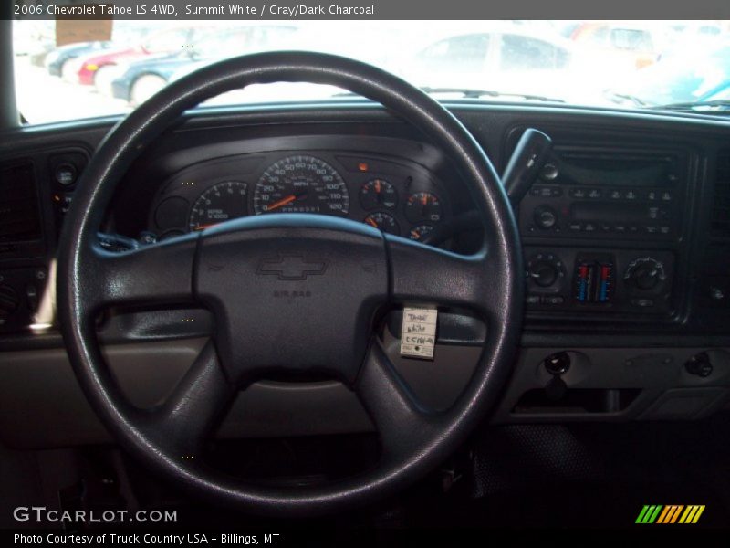 Summit White / Gray/Dark Charcoal 2006 Chevrolet Tahoe LS 4WD