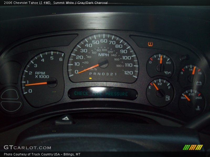 Summit White / Gray/Dark Charcoal 2006 Chevrolet Tahoe LS 4WD
