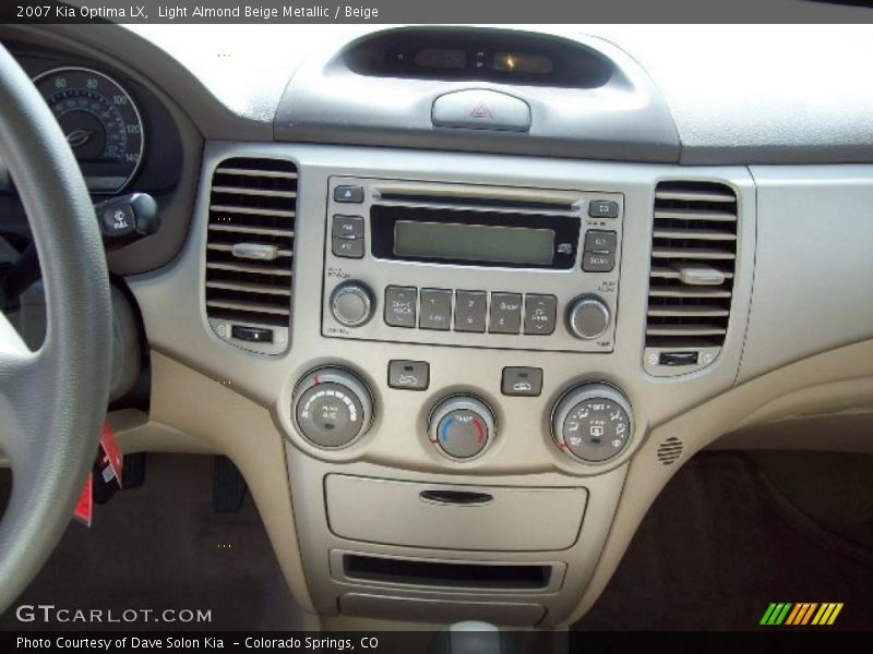 Light Almond Beige Metallic / Beige 2007 Kia Optima LX