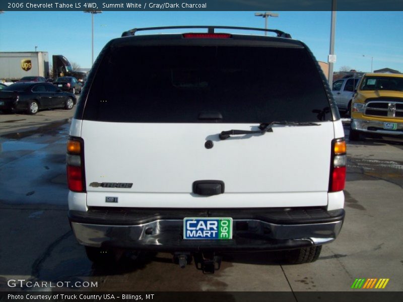 Summit White / Gray/Dark Charcoal 2006 Chevrolet Tahoe LS 4WD
