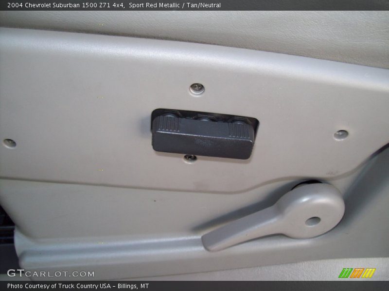Sport Red Metallic / Tan/Neutral 2004 Chevrolet Suburban 1500 Z71 4x4