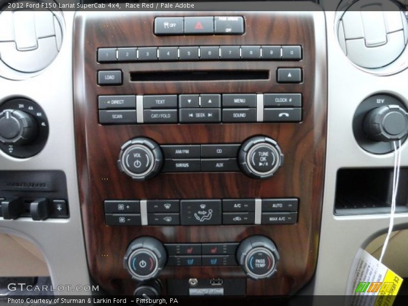 Race Red / Pale Adobe 2012 Ford F150 Lariat SuperCab 4x4